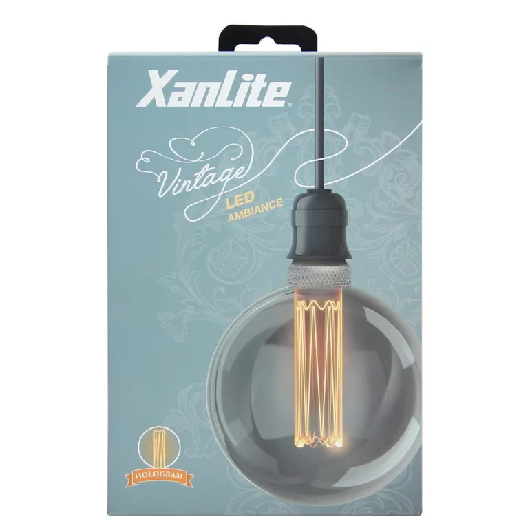 Ampoule LED G125 holo E27 100lm 4W 1800k blanc chaud