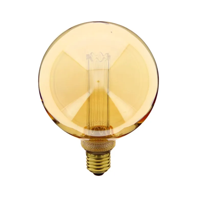 Ampoule LED G125 hologramme E27 200lm 4W 1800k blanc chaud
