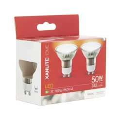 Ampoule LED GU10 345lm 5W 4000K blanc neutre x2
