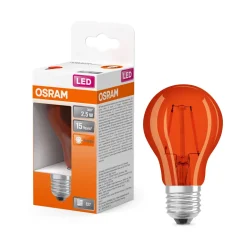 Ampoule Led Standard Verre Orange Déco 2,5W=15 E27 Chaud
