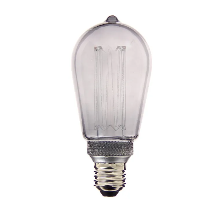 Ampoule LED ST64 hologramme E27 100lm 4W 1800k blanc chaud