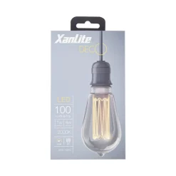 Ampoule LED ST64 hologramme E27 100lm 4W 1800k blanc chaud