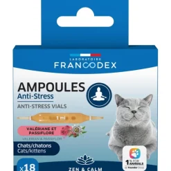 Ampoules antistress pour chat (x18) FRANCODEX