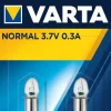 Ampoule sphérique à vis 3,7V 0,3A