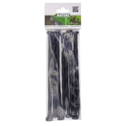 Ancre, clou torsadée H20x8mm X10 Noir NATURE