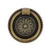 Anneau Ø45 mm en zamak laitonné vieilli mat x2