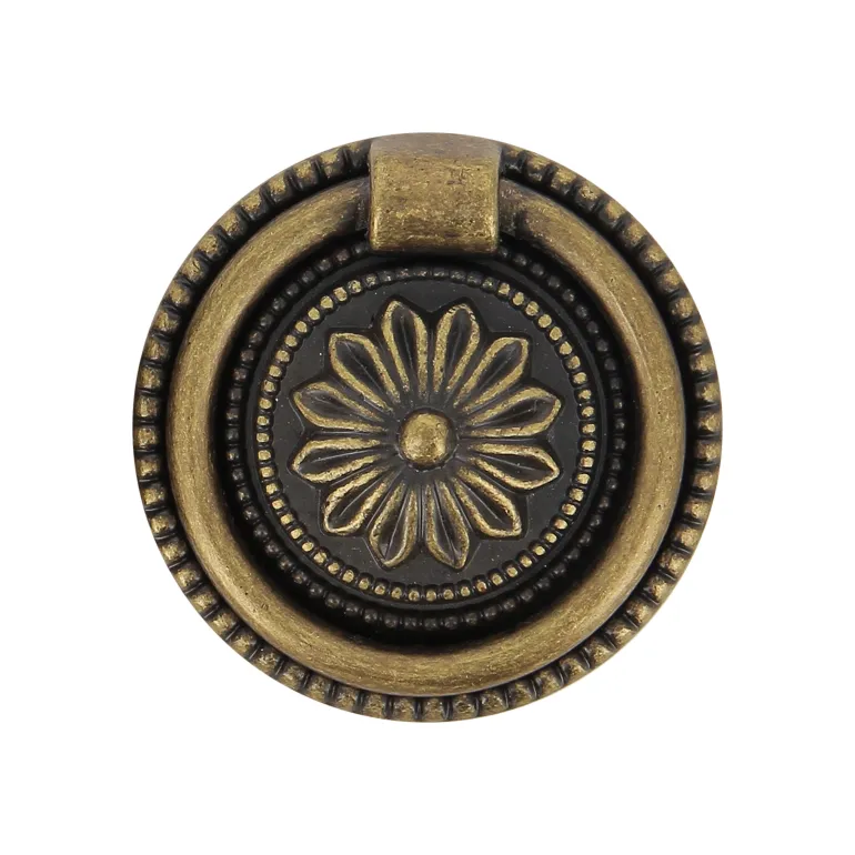 Anneau Ø45 mm en zamak laitonné vieilli mat x2