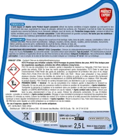 Anti-algues, lichens et dépôts verts concentré 2,5L
