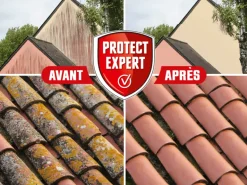 Anti-algues et dépôts verts concentré 1L PROTECT EXPERT