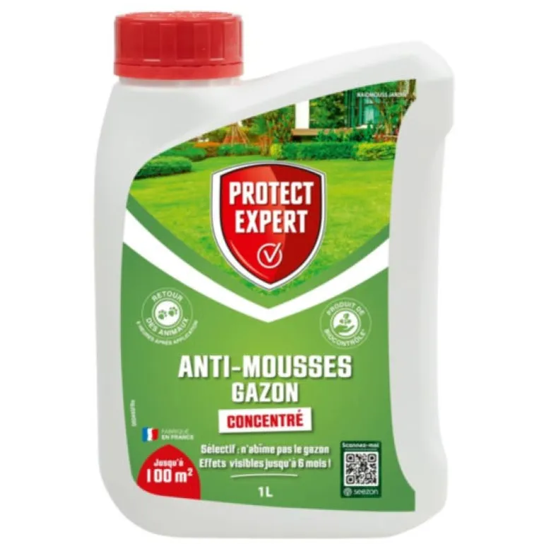 Anti mousse gazon concentré 1L PROTECT EXPERT