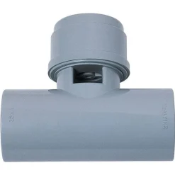 Anti-vide en T pour tube Ø40 en horizontal à coller