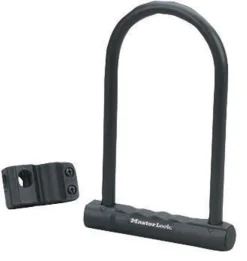 Antivol U anse noir en acier 200x100x12mm MASTER LOCK