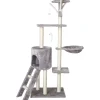 Arbre à chat Fidgi 137 cm gris clair
