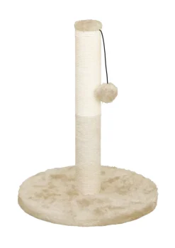 Arbre à chat griffoir avec jouet intégré écru