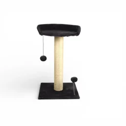 Arbre à chat griffoir avec plateforme & jouet Gris