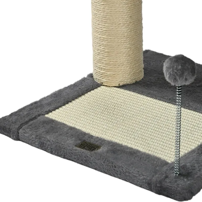 Arbre à chat à plateforme - jouet, griffoir, grattoir Gris