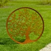 Arbre de vie en acier corten Ø75cm