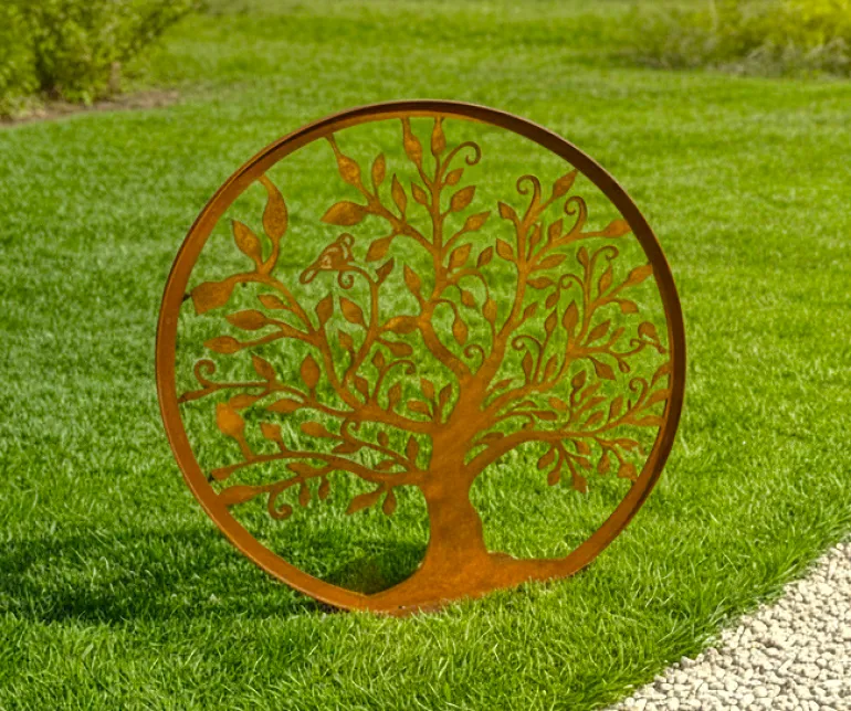 Arbre de vie en acier corten Ø75cm