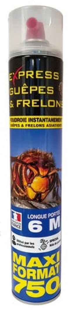 Aérosol express longue portée guêpes/frelons 750ml ECOGENE