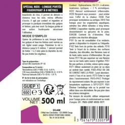 Aérosol nids de guêpes-frelons longue portée 500 ml