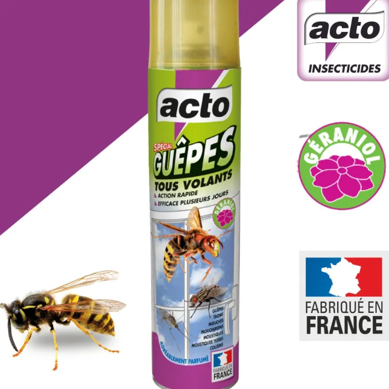 Aérosol spécial guêpes et insectes volants 400 ml