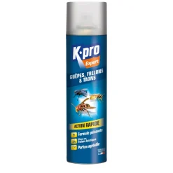 Aérosol spécial guêpes, frelons et taons 400ml K.PRO