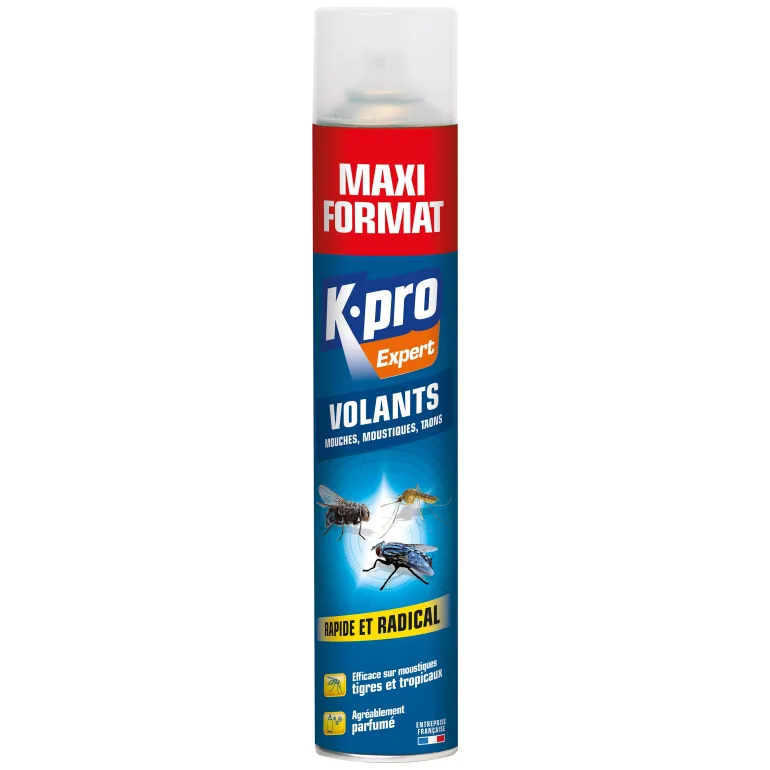 Aérosol tous insectes volants 500 ml maxi format K.PRO