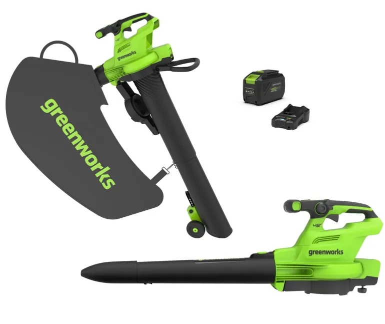 Aspirateur Souffleur Broyeur 48V V2 +1 batt. 4Ah et chargeur