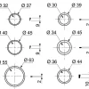 Assortiment de joints pour siphon Ø32 et Ø40mm