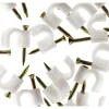 100 attaches plastiques Ø9mm blanc