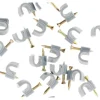 20 attaches plastiques Ø8/9mm gris