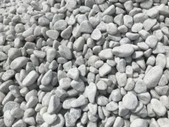 Bag 250 kg Galet marbre blanc 15/25