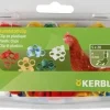 Bague identific.clip 8mm coloris assortis 5x20 pcs