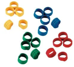 Bagues d'identification pour poule en spirale
