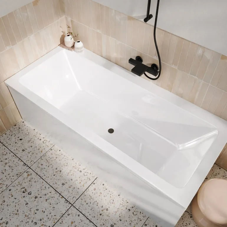 Baignoire rectangulaire Edena Duo Square 180x80 x 52-54cm