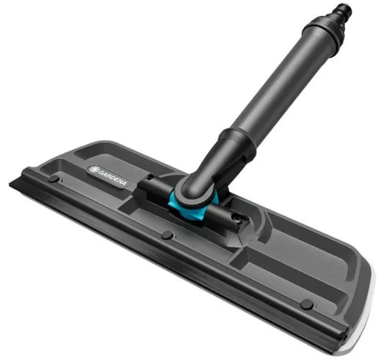 Balai lave-vitre avec raclette et microfibre Cleansystem