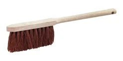 Balayette en fibres de coco et manche en bois