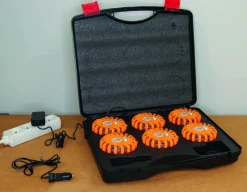 Balise LED magnétique rechargeable (x6)