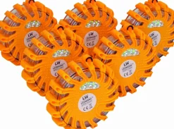 Balise LED magnétique rechargeable (x6)