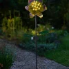 Balise solaire Globloom Jaune 10 LED blanc froid - A l'unité