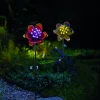 Balise solaire Globloom Rose 10 LED blanc froid - A l'unité