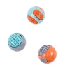 Balle ronde avec squeaker 8 cm (x3)