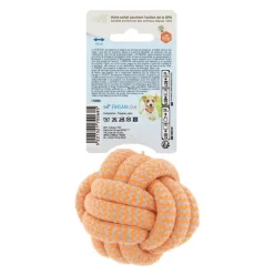 Balle tressée jeu sportif pour chien 8 cm