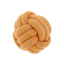 Balle tressée jeu sportif pour chien 8 cm
