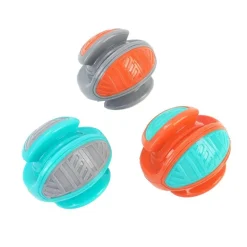 Balle avec squeaker 10 cm multicolore (x3)