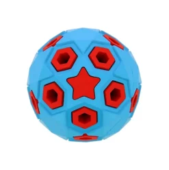 Balle de dentition à remplir en TPR Ø8 cm bleu