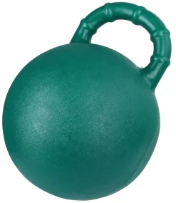 Balle à jouer verte pour chevaux 25 cm - goût pomme