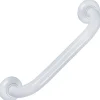 Barre de maintien droite 30 cm aluminium époxy blanc