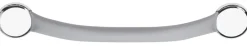 Barre de maintien droite 43 cm inox soft gris