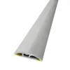 Barre de seuil alu anodisé titane brossé adhésif 2,7x83cm